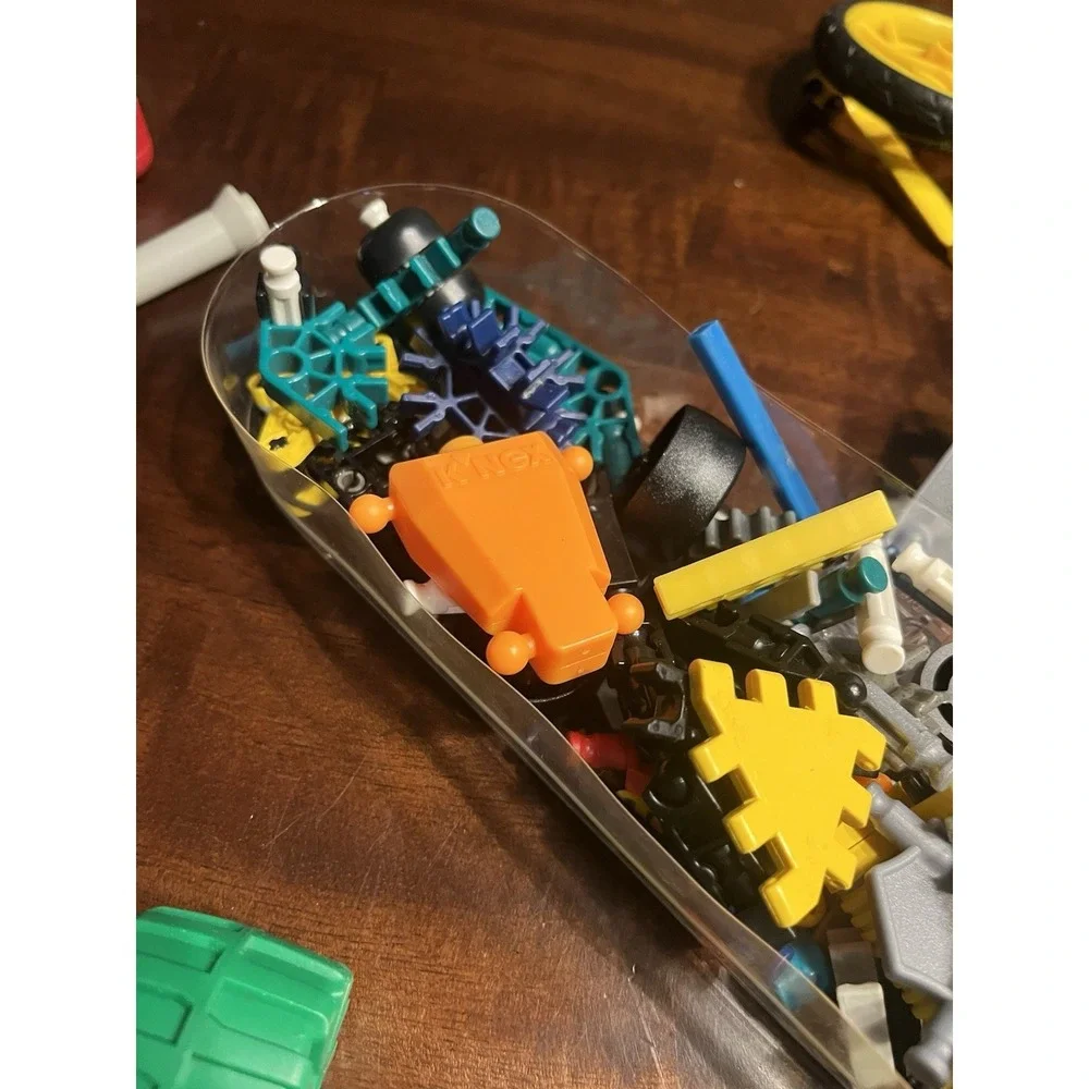 Knex Motorized Vehicle Building Lot Clear‎ Motor Red Remote Wheels Treads Bulk